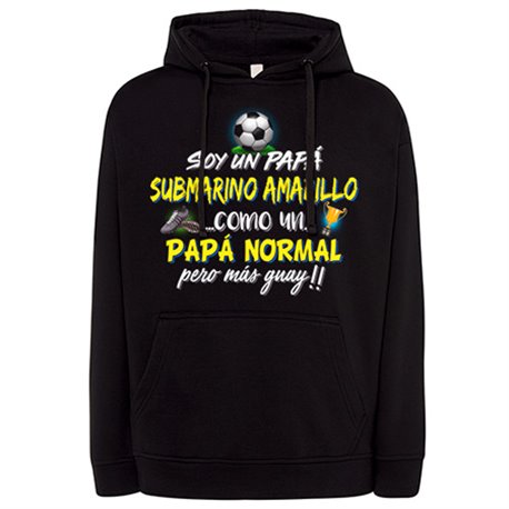 Sudadera soy un papá Submarino Amarillo como un papá normal pero más guay para aficionado al fútbol