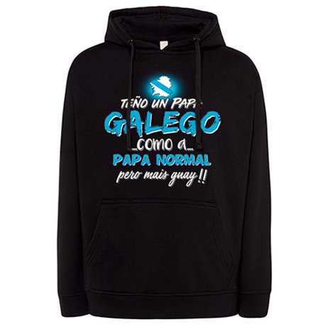 Sudadera teño un papa Galego como a papa normal pero mais guay