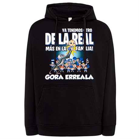 Sudadera ya tenemos otro de La Real más en la familia para aficionado al fútbol 