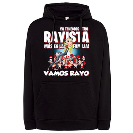 Sudadera ya tenemos otro Rayista más en la familia para aficionado al fútbol de Vallecas