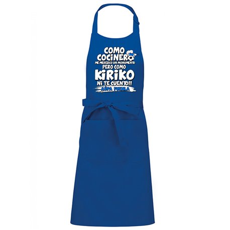 Delantal Fuenla cocinero kiriko aficionado al fútbol