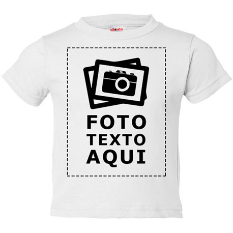 Camiseta niño personalizado con foto