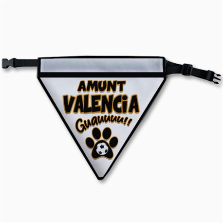Collar pañuelo para perro del Valencia ché aficionado al fútbol