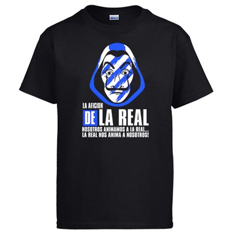 Camiseta para futbolero aficionado de la real