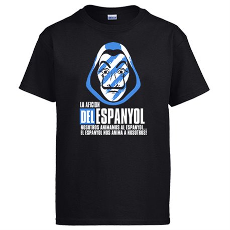 Camiseta para futbolero aficionado del espanyol