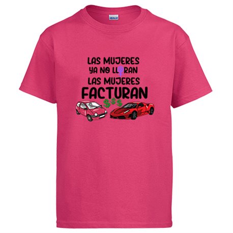Camiseta las mujeres ya no lloran las mujeres facturan frase revolución feminista