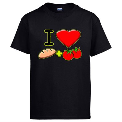 Camiseta I love pa amb tomaquet