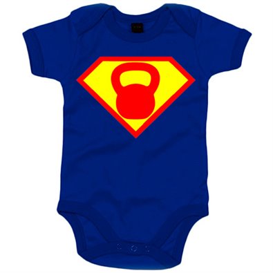 Body bebé Crossfit kettlebell Superman