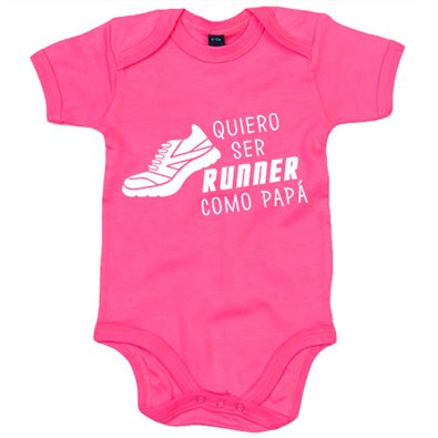 Body bebé Quiero ser runner como papá