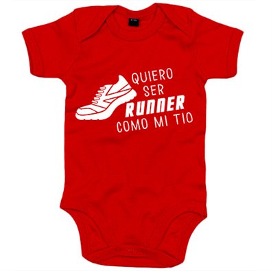 Body bebé Quiero ser runner como mi tío