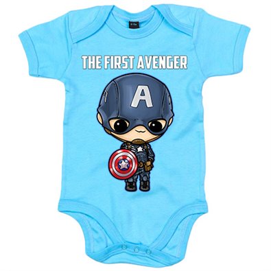 Body bebé Capitán América El Primer Vengador Kawaii