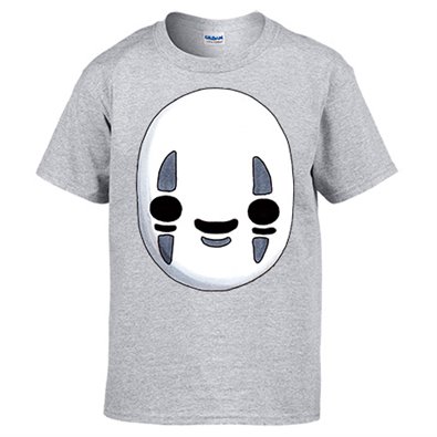 Camiseta parodia kawaii del espíritu sin rostro
