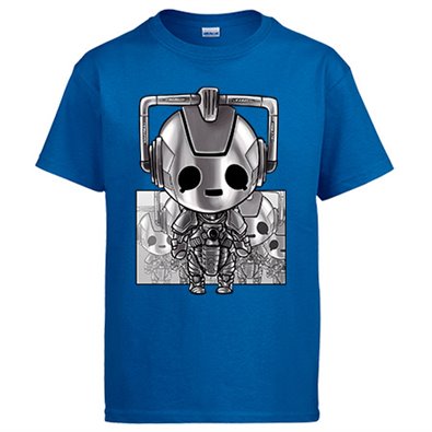 Camiseta parodia del robot del doctor del tiempo Kawaii