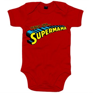 Body bebé tengo una supermamá regalo original para madre friki