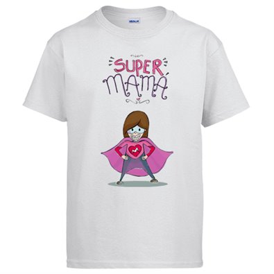 Camiseta Super mamá regalo original para madre