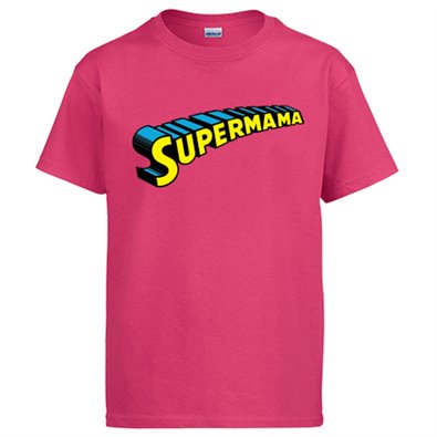 Camiseta Supermamá parodia