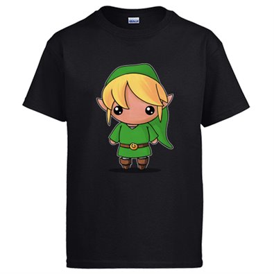 Camiseta Chibi Kawaii Link parodia de Legend of Zelda