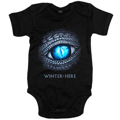 Body bebé Juego de Tronos dragón ojo azul Winter Is Here