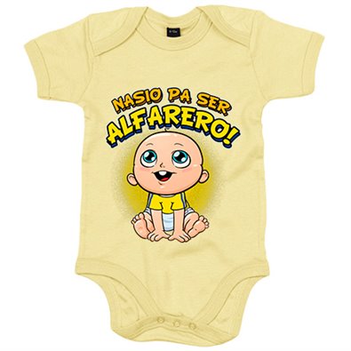 Body bebé nacido para ser Alfarero para aficionado al fútbol de Alcorcón