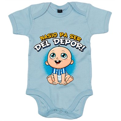 Body bebé nacido para ser del Depor Coruña fútbol