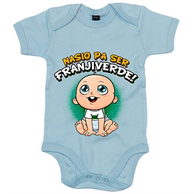 Body bebé nacido para ser Franjiverde Elche fútbol