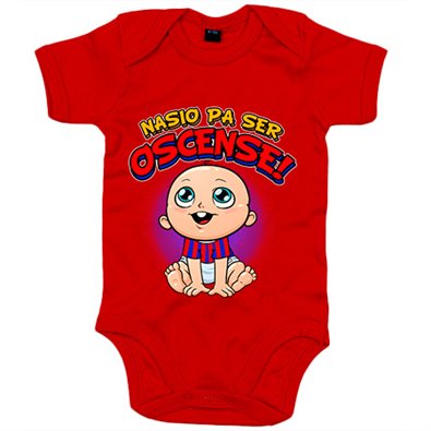 Body bebé nacido para ser Oscense para aficionado al fútbol de Huesca