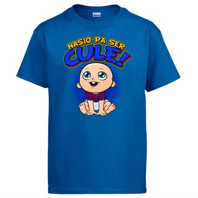 Camiseta nacido para ser Culé para aficionado al fútbol de Barcelona