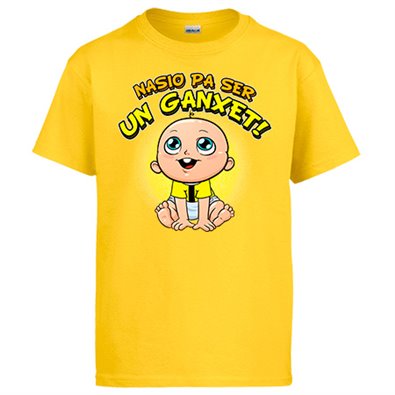 Camiseta nacido para ser Ganxet para aficionado al fútbol de Reus