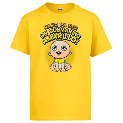 Camiseta nacido para ser un submarino amarillo para aficionado al fútbol de Villarreal