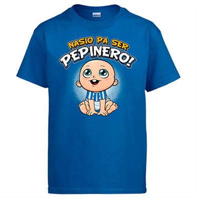 Camiseta nacido para ser Pepinero para aficionado al fútbol de Leganés