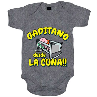 Body bebé Gaditano desde la cuna Cádiz fútbol