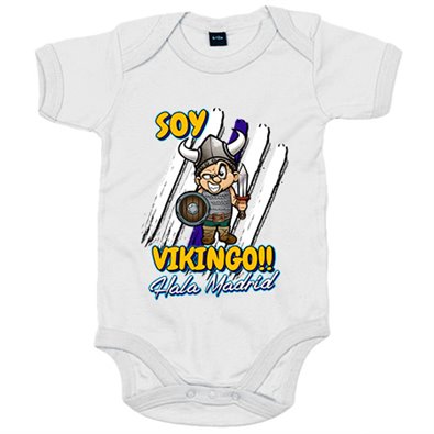 Body bebé soy Vikingo Madrid merengue