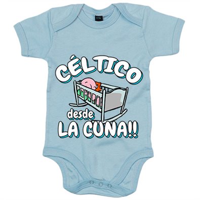 Body bebé Céltico desde la cuna para aficionado al fútbol