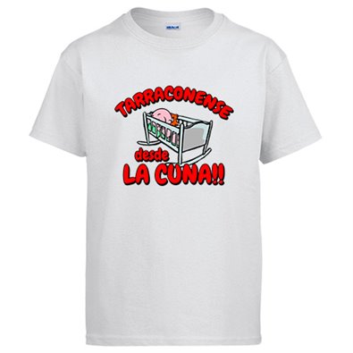 Camiseta Tarragonense desde la cuna para aficionado al fútbol
