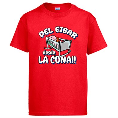 Camiseta del Eibar desde la cuna para aficionado al fútbol