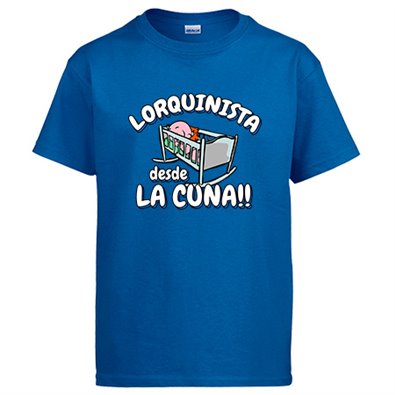 Camiseta Lorquinista desde la cuna para aficionado al fútbol