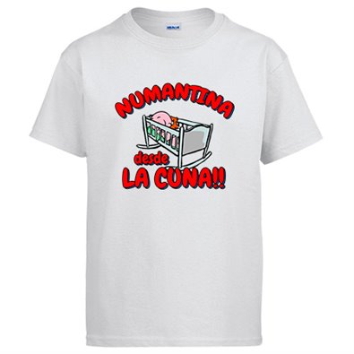 Camiseta Numantina desde la cuna para aficionado al fútbol