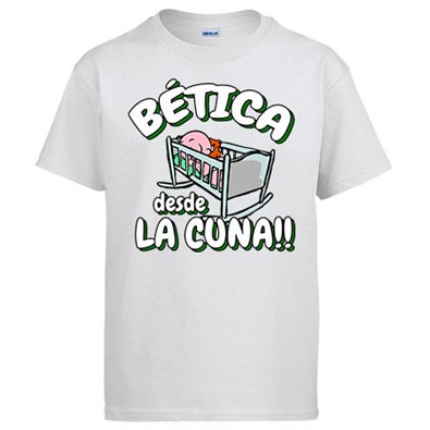 Camiseta Bética desde la cuna para aficionado al fútbol