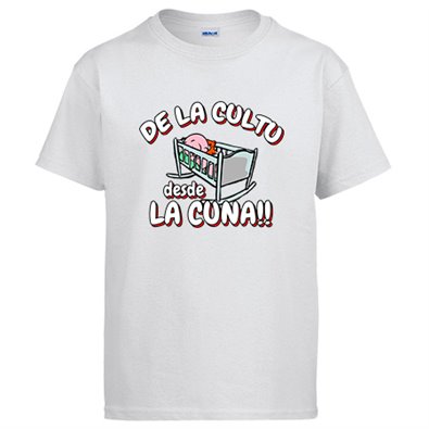 Camiseta de la cultu desde la cuna para aficionado al fútbol