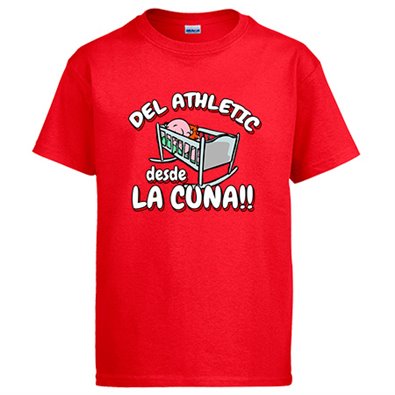 Camiseta del Athletic desde la cuna para aficionado al fútbol