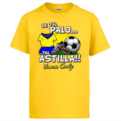 Camiseta de tal palo tal astilla de Cádiz para aficionado al fútbol