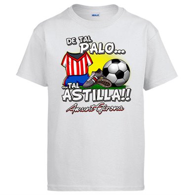Camiseta de tal palo tal astilla de Girona para aficionado al fútbol