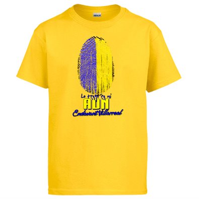 Camiseta lo tengo en mi ADN futbolero de Villareal