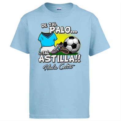Camiseta de tal palo tal astilla de Celta para aficionado al fútbol