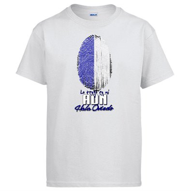 Camiseta lo tengo en mi ADN futbolero de Oviedo