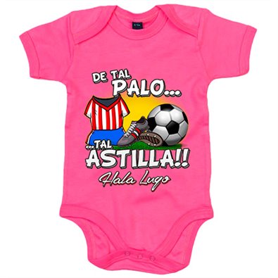 Body bebé de tal palo tal astilla de Lugo para aficionado al fútbol