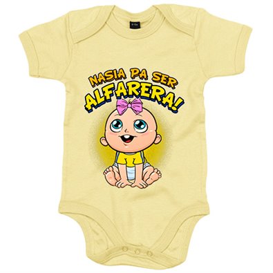 Body bebé nacida para ser Alfarera para aficionada al fútbol de Alcorcón
