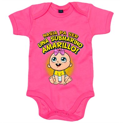 Body bebé nacida para ser una Submarino Amarillo Cadista Cádiz fútbol