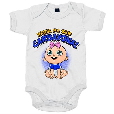 Body bebé nacida para ser Carbayona para aficionada al fútbol de Oviedo