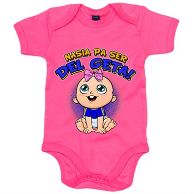 Body bebé nacida para ser del Geta para aficionada al fútbol de Getafe